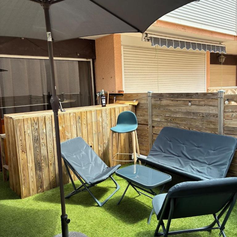 Sarah Secret SPOT studio parking 400m plage Rdc - Appartement 2 Chambres - 13