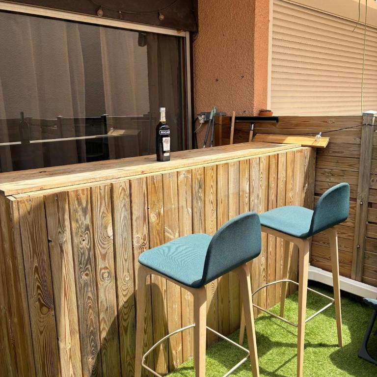 Sarah Secret SPOT studio parking 400m plage Rdc - Appartement 2 Chambres - 15