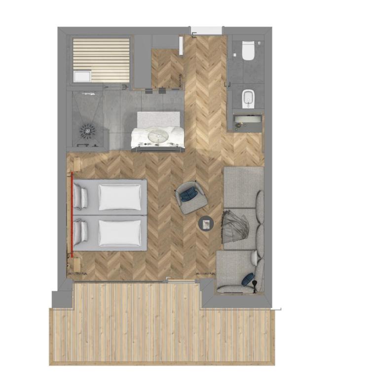 La Tambra - Hotel Lodge - Deluxe Room with Sauna - 9