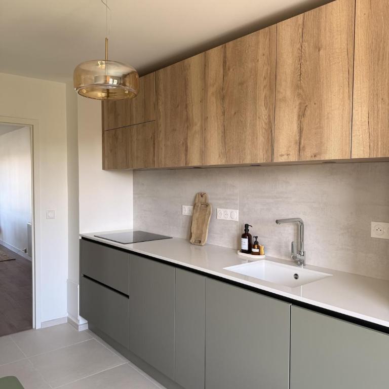 Bel appartement de 75 m2 à 150 m de la plage - Appartement 1 Chambre - 14