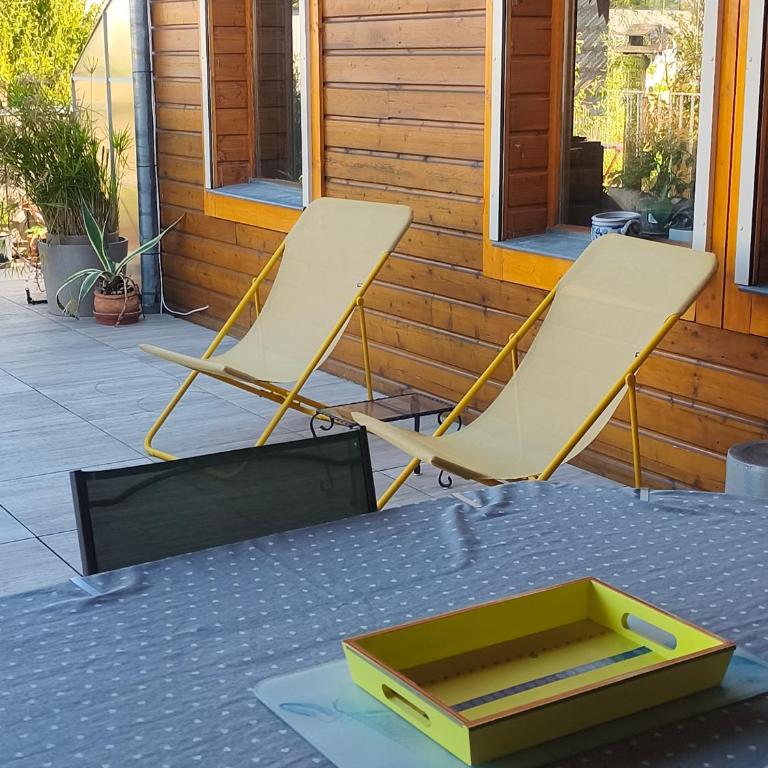 La chambre d'hôtes du facteur d'orgues - Chambre Double avec Terrasse - 6