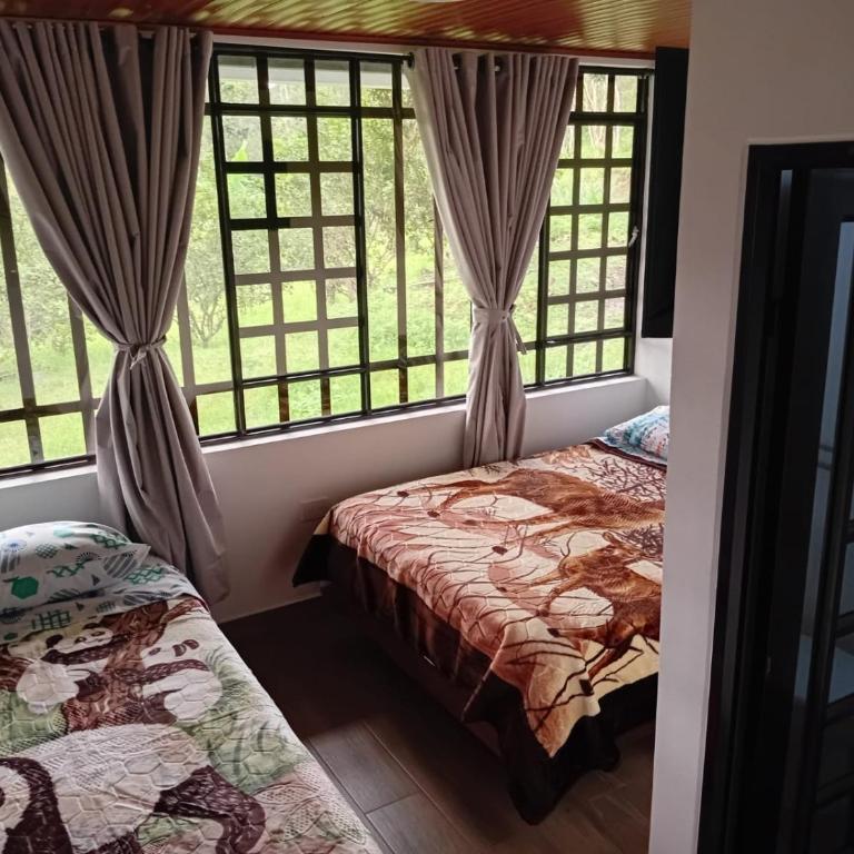 hospedaje los Alpes - Habitación Doble con vistas al jardín - 1 o 2 camas - 3