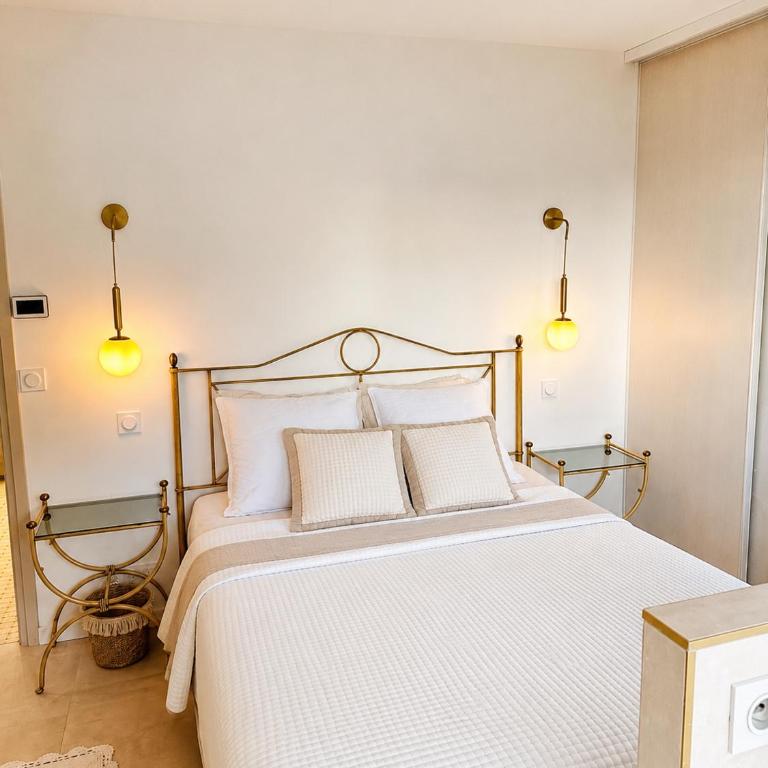4BR Sea View Garden Apartment near Cannes and 1min from Beach - Appartement - Rez-de-Chaussée - 4