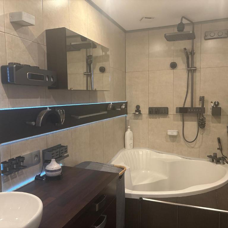 appartement moderne et spacieux, parking privé, climatisation, proche de la vieille ville et du Lac - Appartement 1 Chambre - 22