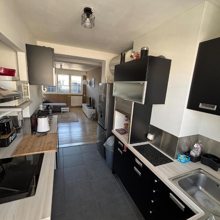 Dunkerque centre - Wi-Fi - Netflix - Parking privé - Apartamento de 2 dormitorios - 14