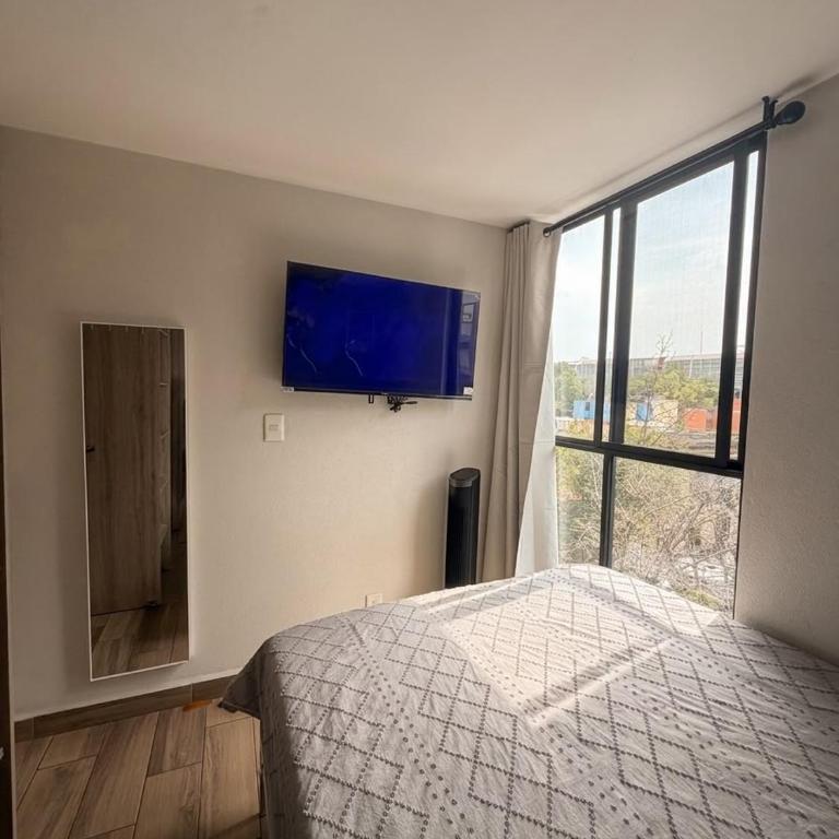 Habitación privada en departamento compartido centro de la cuidad de México CDMX Buenavista, cerca de reforma revolución zocalo - Habitación Doble Estándar - 8