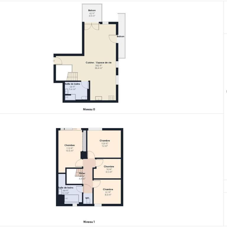 Duplex rénové, emplacement idéal - 10 pers. - FR-1-398-698 - Apartment - 16