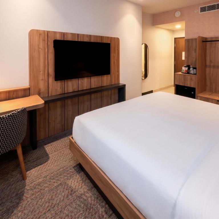 Hampton by Hilton Monterrey Tecnológico - Habitación con cama extragrande. - 14