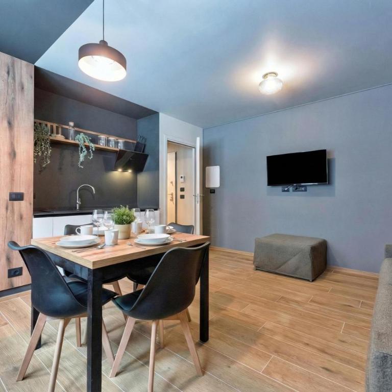 Casa del Colle Studio E3 Ski Base for 2 - Happy Rentals - Monolocale con Vista Montagna - 3
