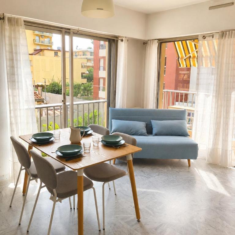 Studio avec balcon à 100m de la plage Menton Monaco - Apartment mit 1 Schlafzimmer - 1