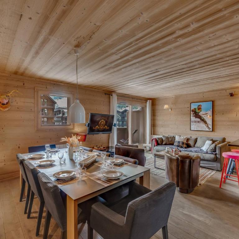 Appartement de standing, 3 chambres, balcon sud, centre de Val-d'Isère, proche pistes et commerces - Appartement 3 Chambres - 5
