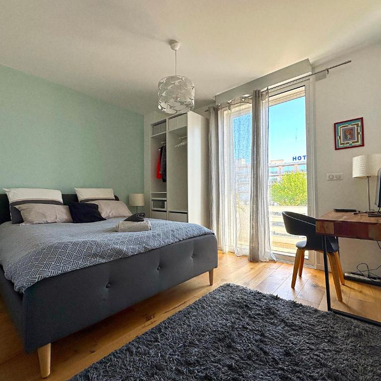 100m from Arcachon Beach Spacious 100m2 Apartment with Parking and Air Conditioning - Apartamento - 11