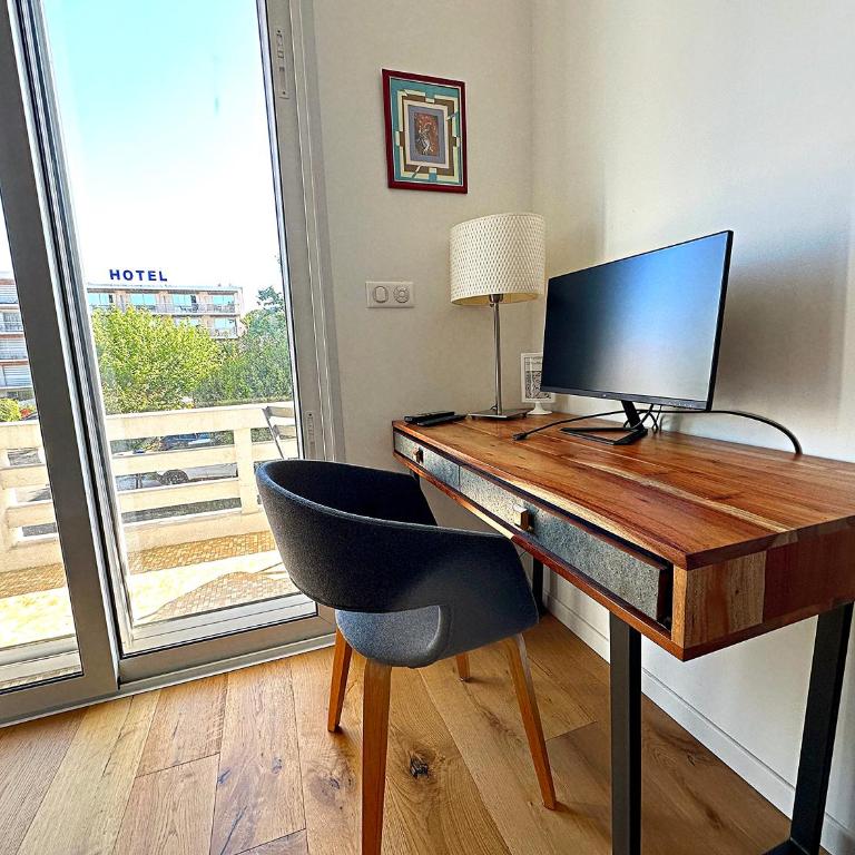 100m from Arcachon Beach Spacious 100m2 Apartment with Parking and Air Conditioning - Apartamento - 12