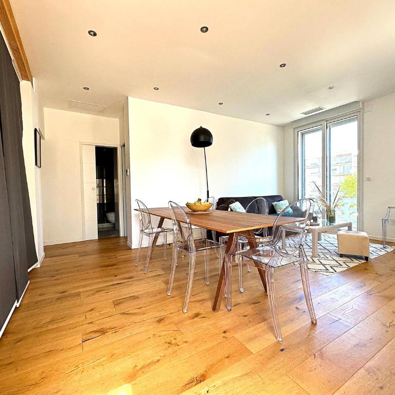 100m from Arcachon Beach Spacious 100m2 Apartment with Parking and Air Conditioning - Apartamento - 20