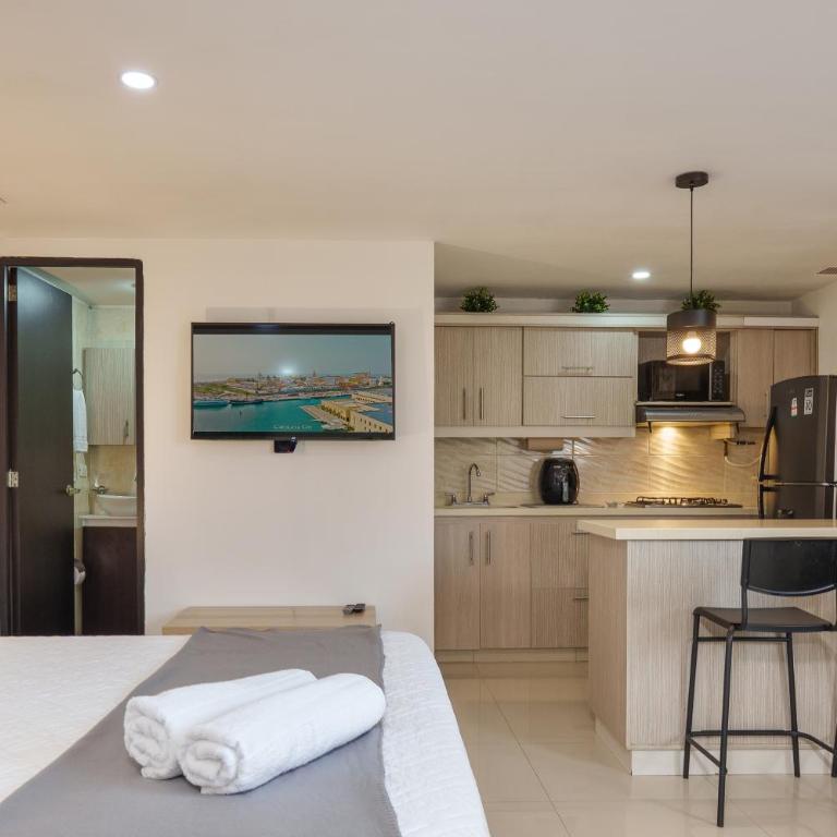 Apartamentos La Frontera - One-Bedroom Apartment with City View - 10