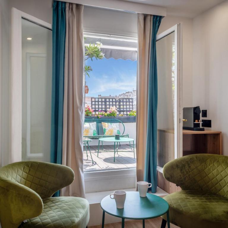 55 Hôtel Montparnasse - Chambre Double Deluxe avec Balcon - 7