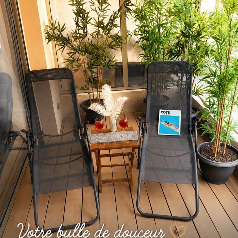 L'éden de Juan-les-pins - Studio Apartment with Queen Bed - 6