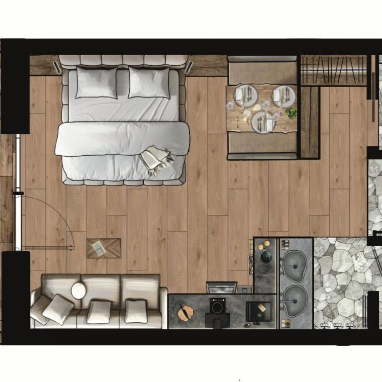 Bergdorf Vermala Gut - A luxury Chalet Resort - Studio mit Bergblick - 2