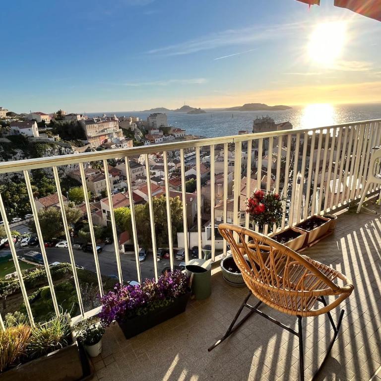 Evasion vue mer à Marseille - Appartamento con 2 Camere da Letto, Balcone e Vista mare - 1