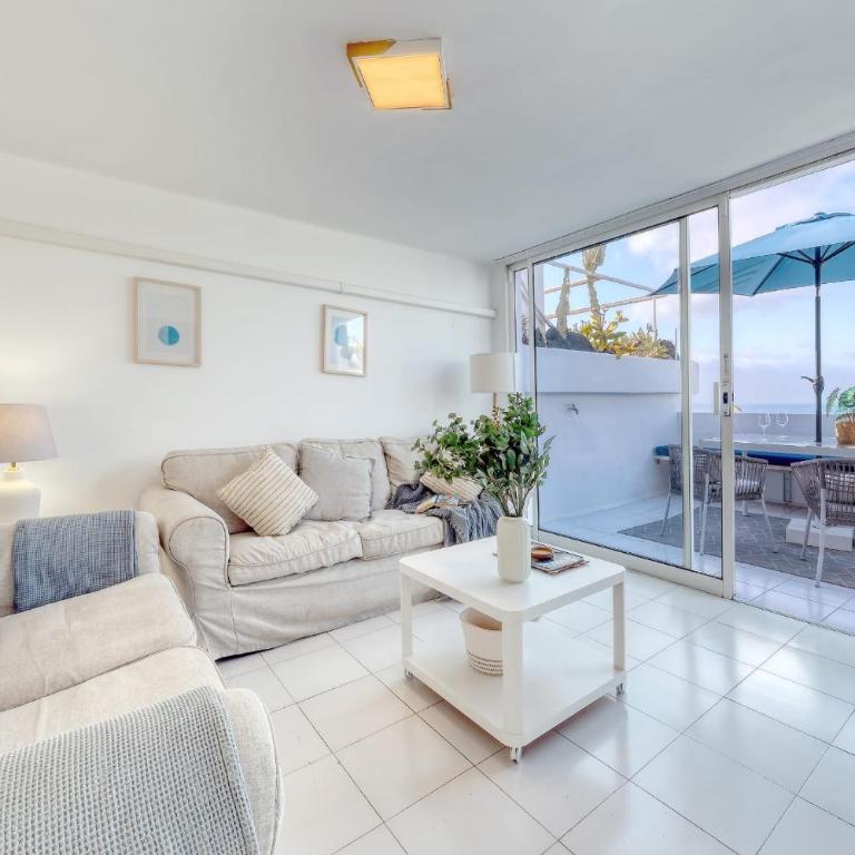 Casa Picon en Puerto del Carmen, con terraza, vistas al mar, piscina y junto a la playa - Apartment mit 2 Schlafzimmern - 8