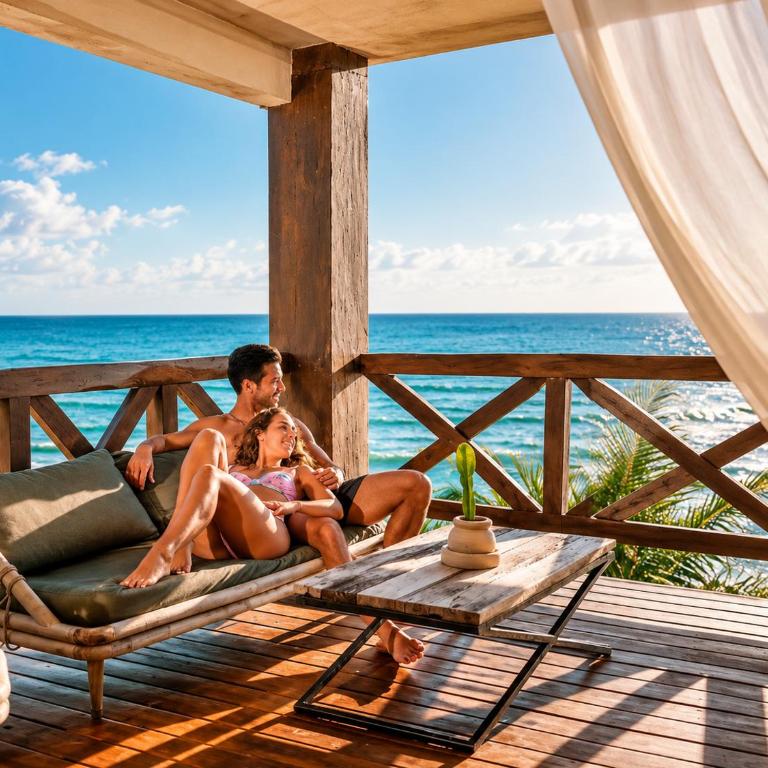 Olivia Oceanfront Tulum - Habitación Doble Deluxe con vistas al mar - 5