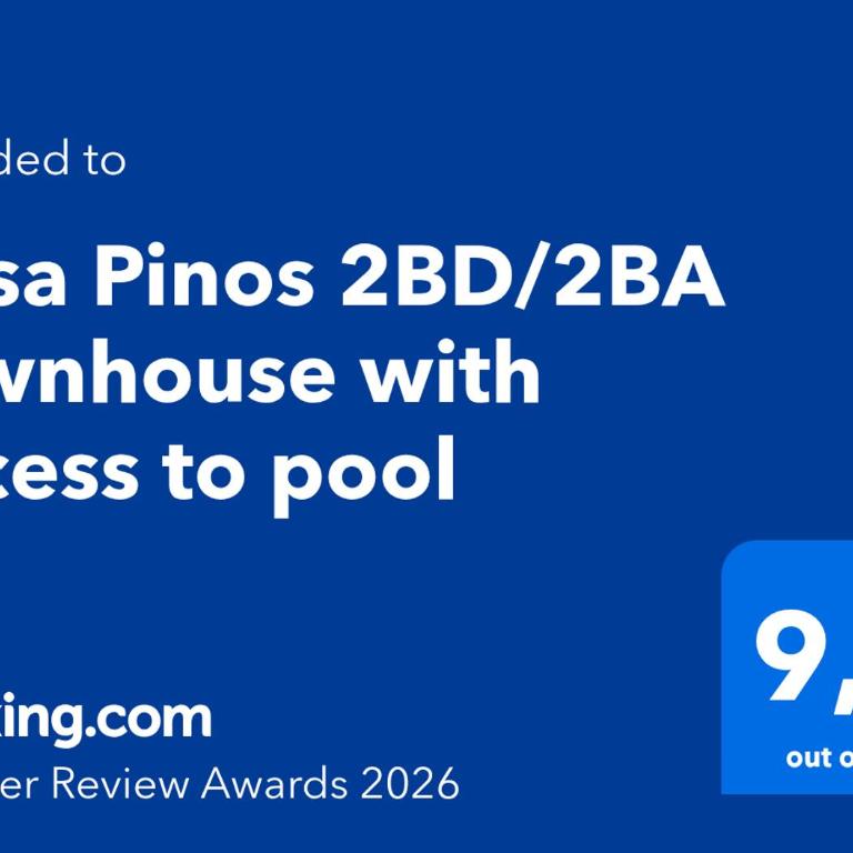 Pinos: Serene 2BD w/pool, views & walk to beach - Apartamento de 2 dormitorios - 8