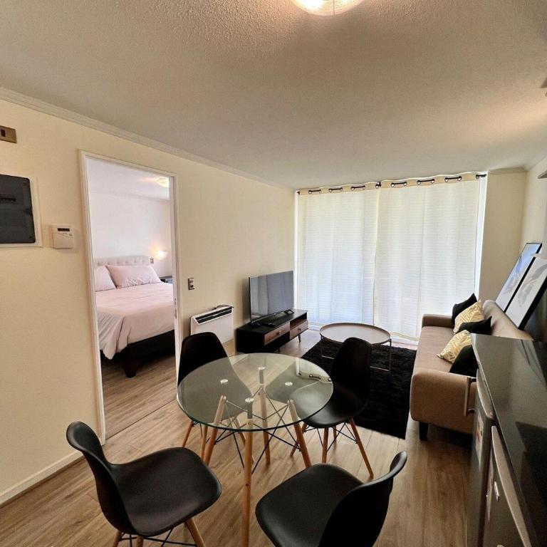 1D en Ñuñoa con Estacionamiento - One-Bedroom Apartment - 8