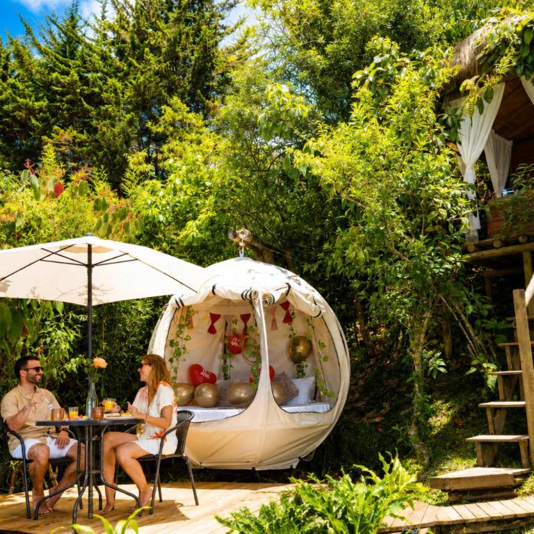 Levit Glamping - Hotel Guatapé Peñol - Deluxe Room with vista al lago - 12