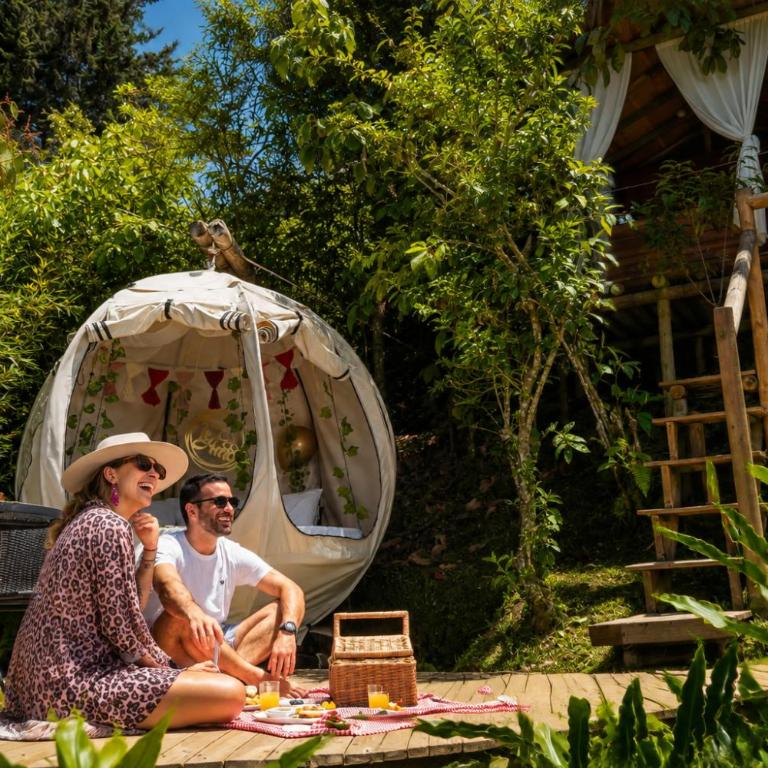 Levit Glamping - Hotel Guatapé Peñol - Deluxe Room with vista al lago - 17