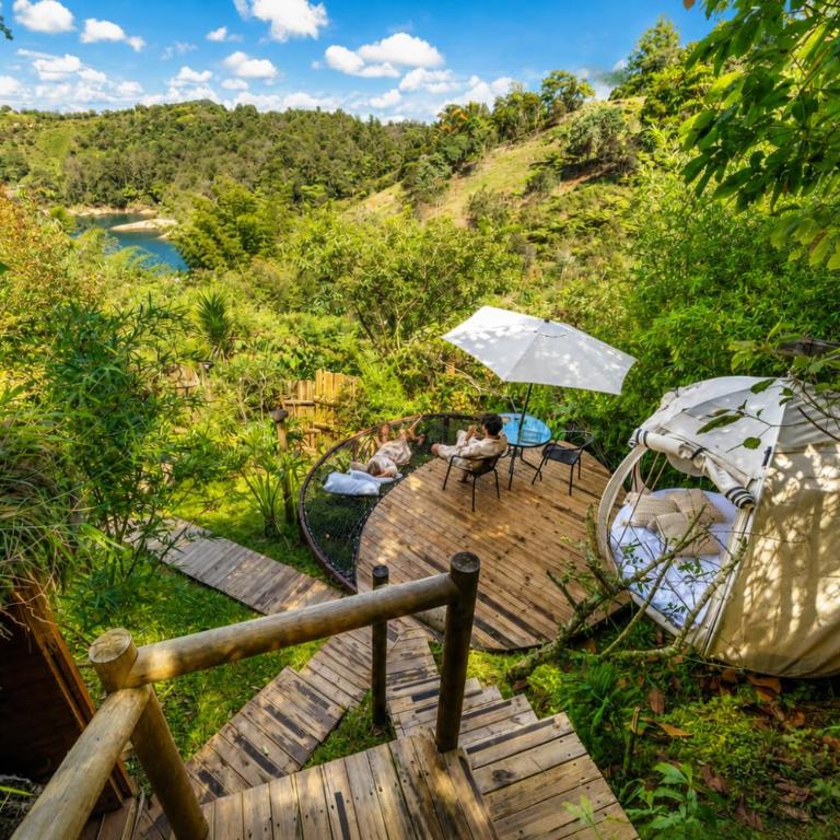 Levit Glamping - Hotel Guatapé Peñol - Deluxe Room with vista al lago - 35