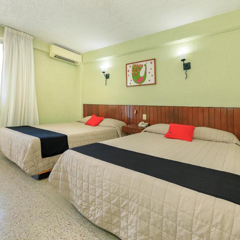 Palette Hotel Batab, Cancun - Habitación Doble Estándar con 2 camas dobles - 2
