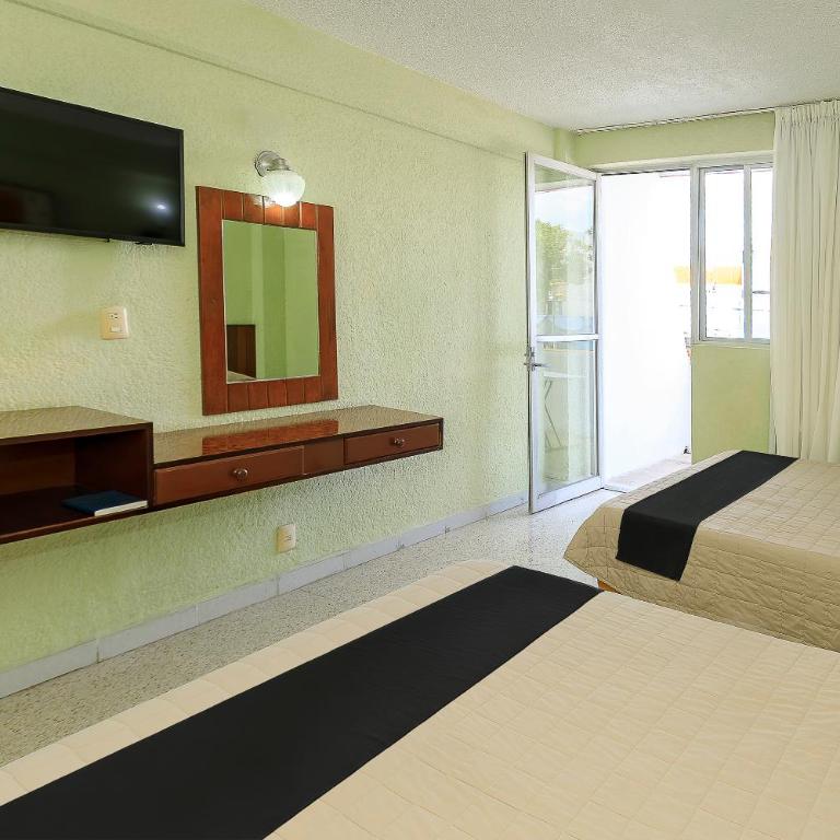 Palette Hotel Batab, Cancun - Habitación Doble Estándar con 2 camas grandes - 4