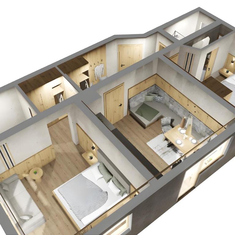 Haus Kropfa - Deluxe-Apartment mit 2 Schlafzimmern und Gartenblick - 1