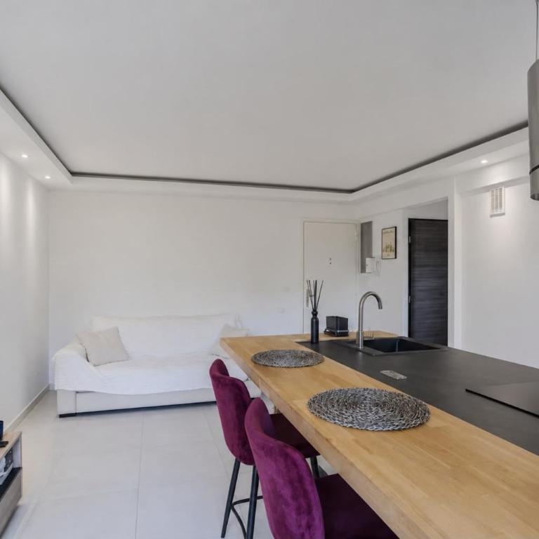 Calme T2 Le Cannet, parking, terrasse et climatisation - Appartement avec Terrasse - 3