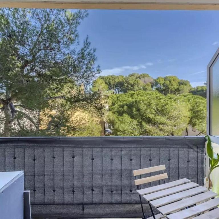 Calme T2 Le Cannet, parking, terrasse et climatisation - Appartement avec Terrasse - 8