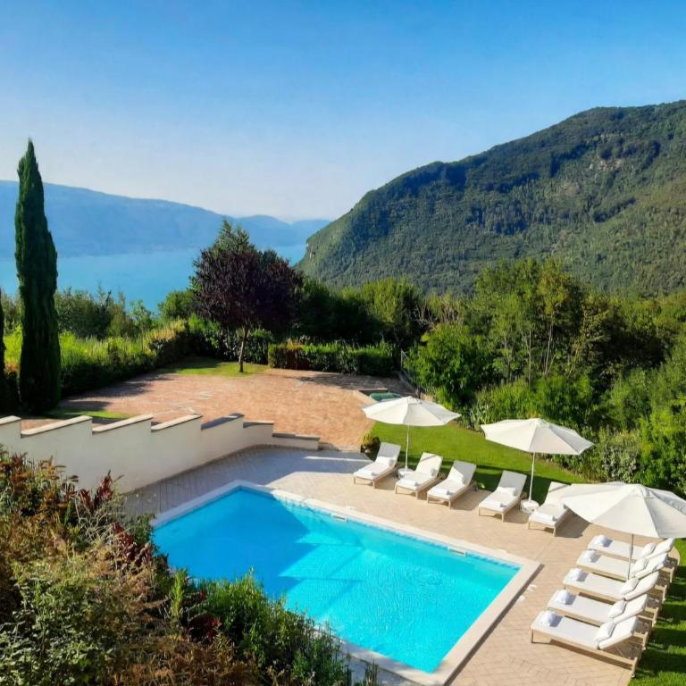 Ferienwohnung am Gardasee in Tignale, Pool, Seesicht, WLAN kostenlos - Appartamento con 2 Camere da Letto - 2