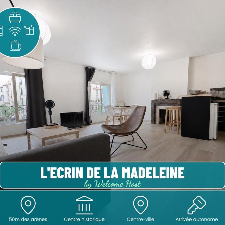 L'Ecrin de la Madeleine, Coeur de ville, 4 pers - Appartement Standard - 1