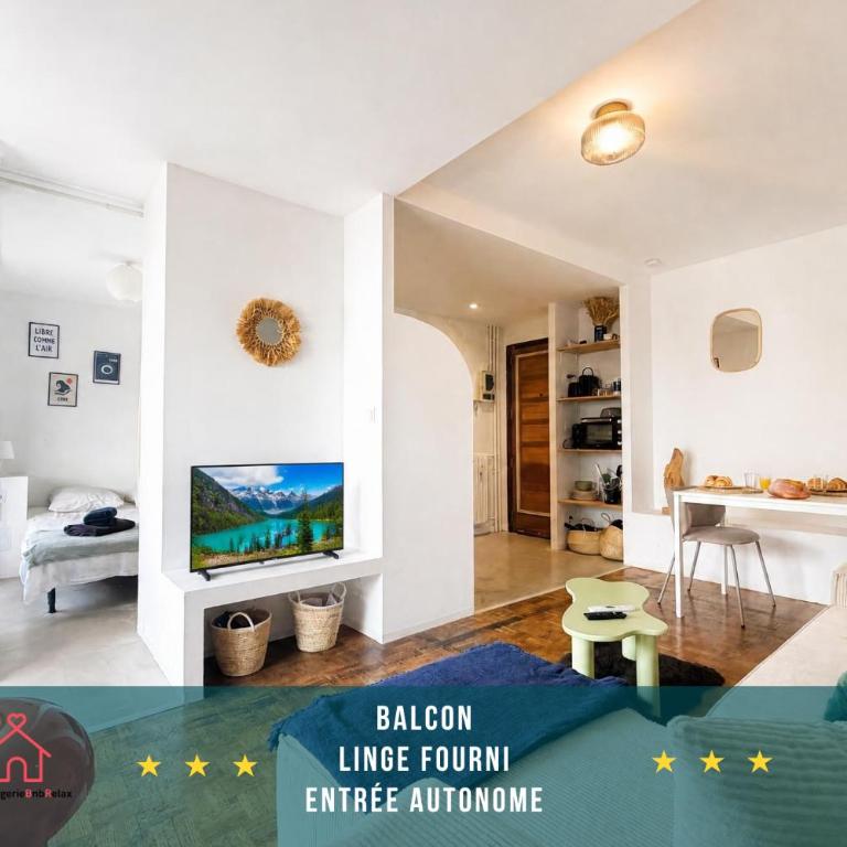 "Le Petit Olympe" Arrivée autonome - Balcon - Apartment mit 1 Schlafzimmer und Balkon - 1