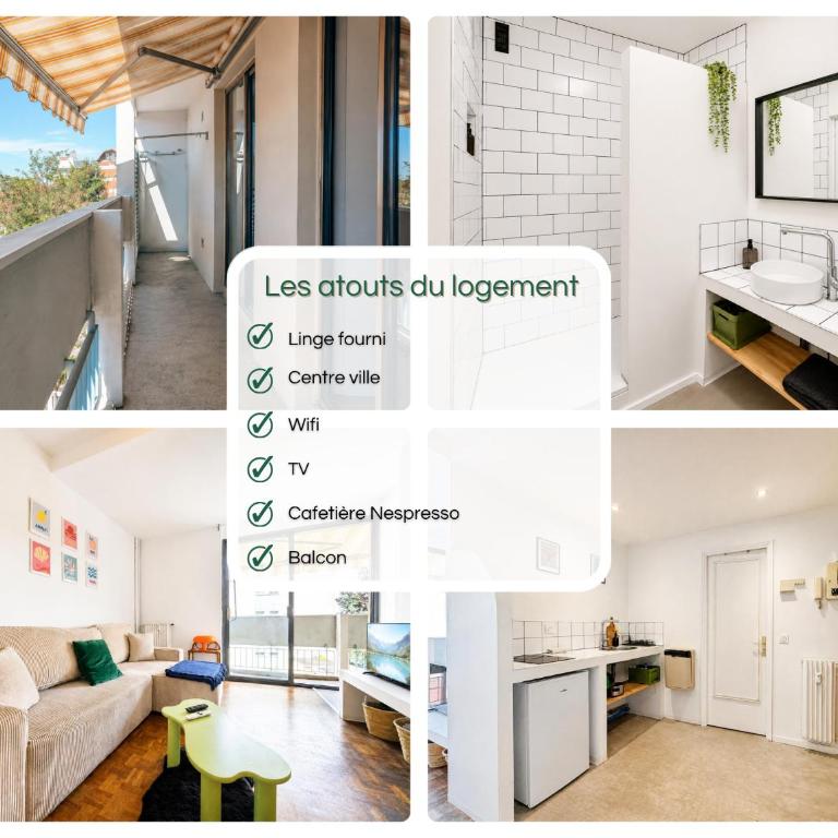"Le Petit Olympe" Arrivée autonome - Balcon - Apartment mit 1 Schlafzimmer und Balkon - 2