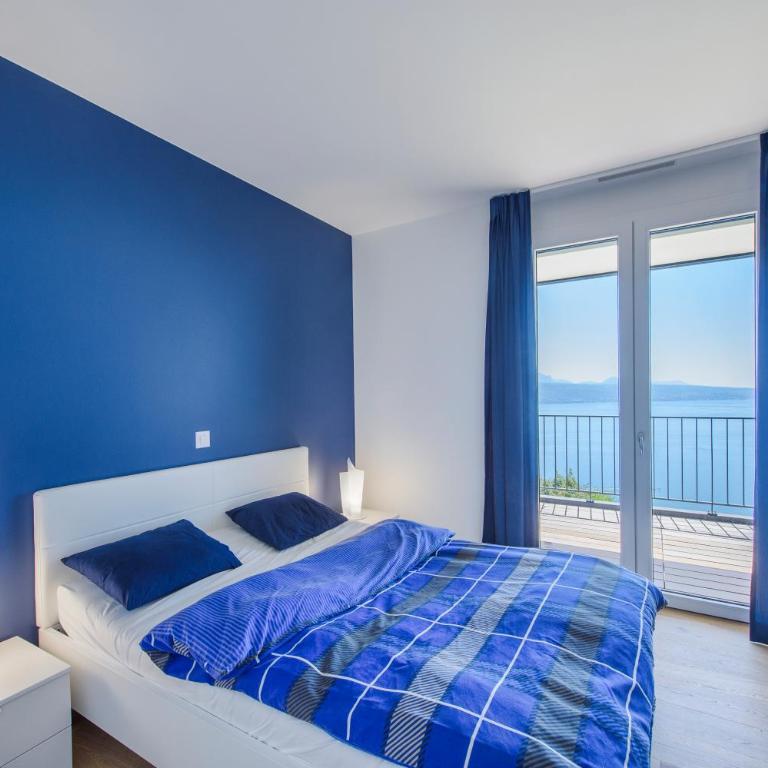 Flat with view of Lake Léman & swimming pool - Appartement 2 Chambres - 2
