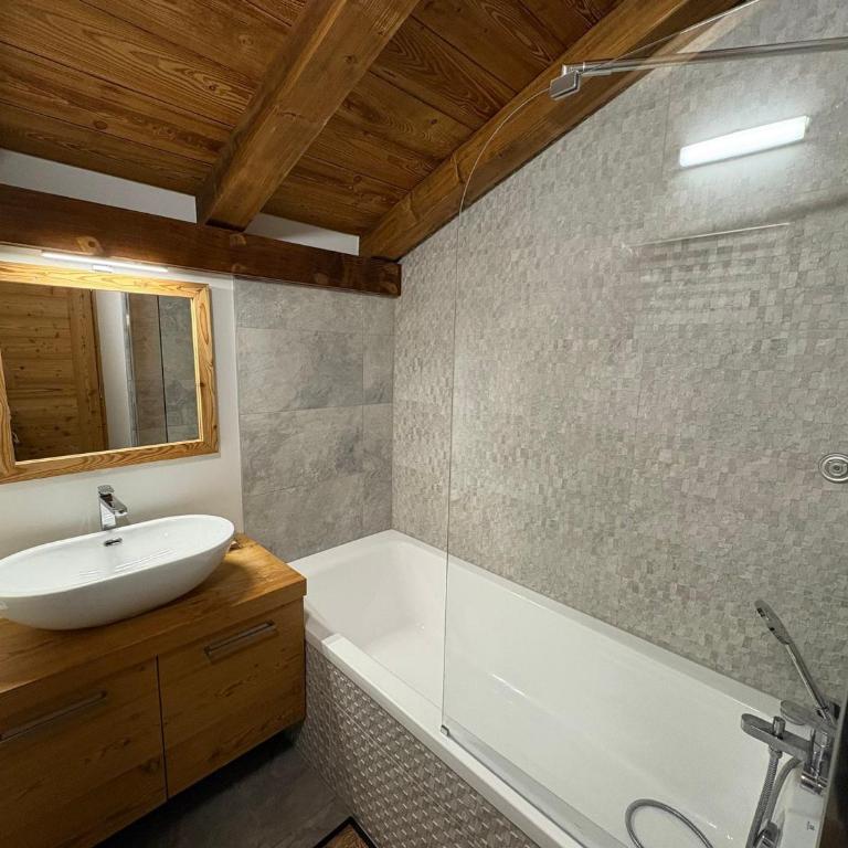 Appartement T4 Les Saisies 6 pers, garage inclus - FR-1-293-392 - Apartamento - 7