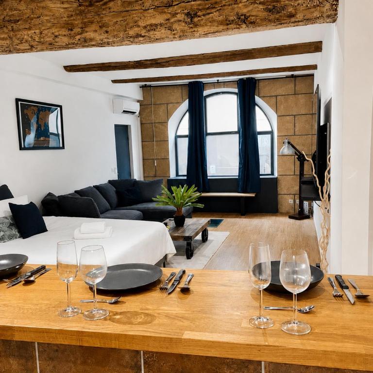 Aix-en-Provence, studio atypique quartier hyper centre - Studio Lit King-Size Deluxe - 1