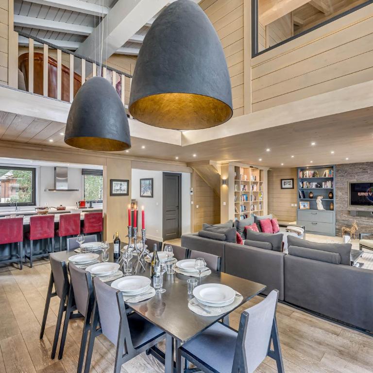 Appartement de standing avec terrasse plein sud, centre Val d'Isère, proche pistes, 8 personnes - Appartement 4 Chambres - 1