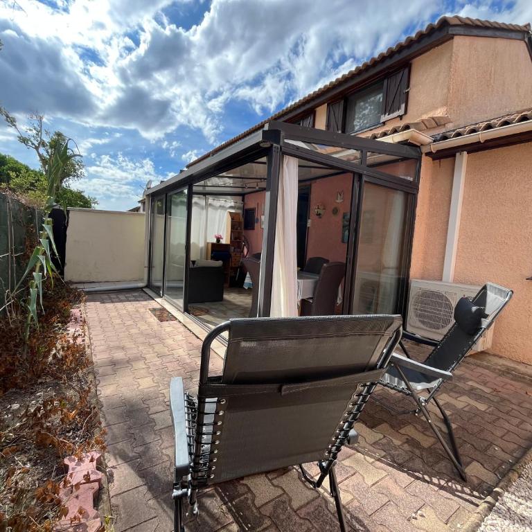 Jolie Villa climatisée 5 couchages, Résidence LES TAMARIS, wifi, PORTIRAGNES PLAGE LRTAMB8 - Maison 2 Chambres - 19