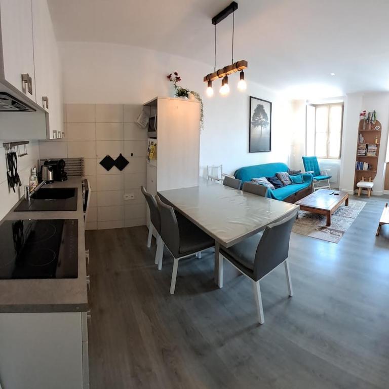 Altitude 930 centre ville bel appartement au calme - Two-Bedroom Apartment with Mountain View - 25