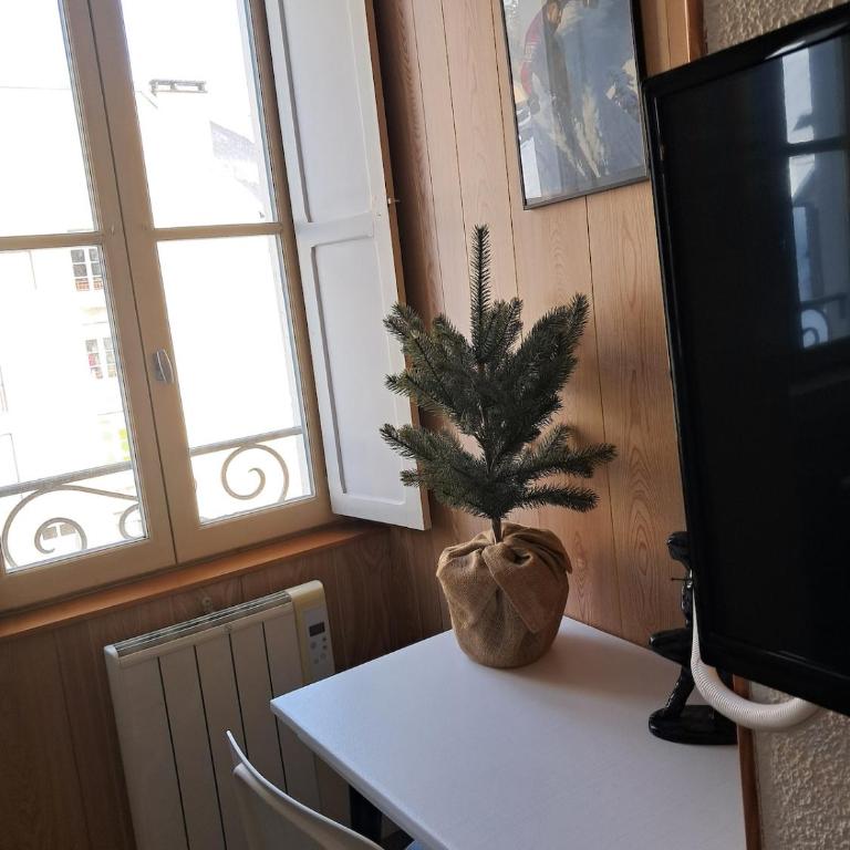 Altitude 930 centre ville bel appartement au calme - Two-Bedroom Apartment with Mountain View - 16
