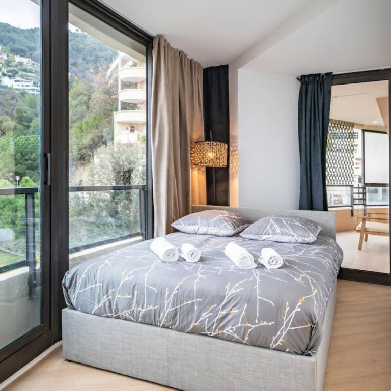 Monte Carlo Monaco Border, Swimming Pool, Parking, See View, Terrace - Appartement 2 Chambres - Vue sur Mer - 19