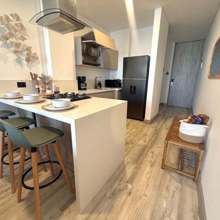 Lujoso apartamento con balcón y vista al mar - One-Bedroom Apartment with Sea View and Balcony - 23