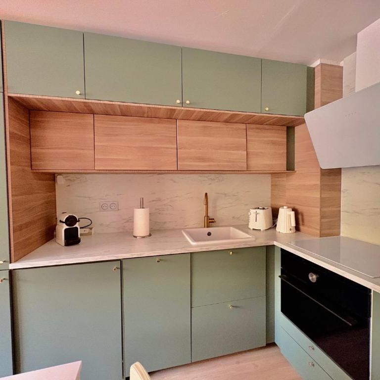 Studio Cabine 4pers, Rond Point des pistes - Appartement 1 Chambre - 8