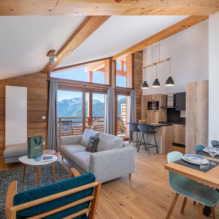 Duplex spacieux à Les Saisies pour 8 pers. avec parking inclus - Appartement 4 Chambres - 1